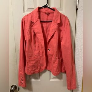 Coral blazer